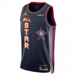 All-Star 2025 Trikot Benutzerdefinierte Jordan Navy Swingman - Herren